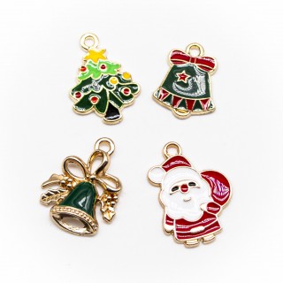 Новогодние подвески, микс 4шт SKF-508/7